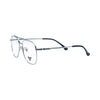VANROSSI Men's Silver Aviator Eyeglass Frame