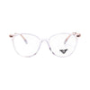 VANROSSI Women's Transparent Lavender and Gold Eyeglass Frame