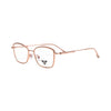VANROSSI Women's Rose Gold Cat Eye Eyeglass Frame