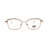 VANROSSI Women's Rose Gold Cat Eye Eyeglass Frame