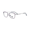 VANROSSI Women's Silver Cat Eye Eyeglass Frame