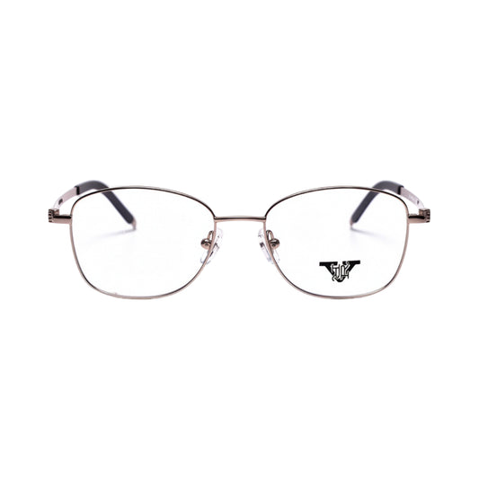 VANROSSI Unisex Light Bronze Square Eyeglass Frame