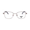VANROSSI Unisex Light Bronze Square Eyeglass Frame