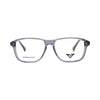 VANROSSI Men's Grey Rectangular Eyeglass Frame