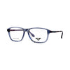 VANROSSI Men's Grey Rectangular Eyeglass Frame