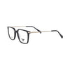 VANROSSI Men's Black Rectangular Eyeglass Frame