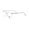 VANROSSI Men's Transparent Rectangular Eyeglass Frame