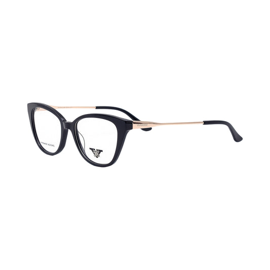 VANROSSI Women's Black Cat Eye Eyeglass Frame