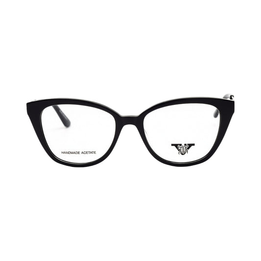 VANROSSI Women's Black Cat Eye Eyeglass Frame