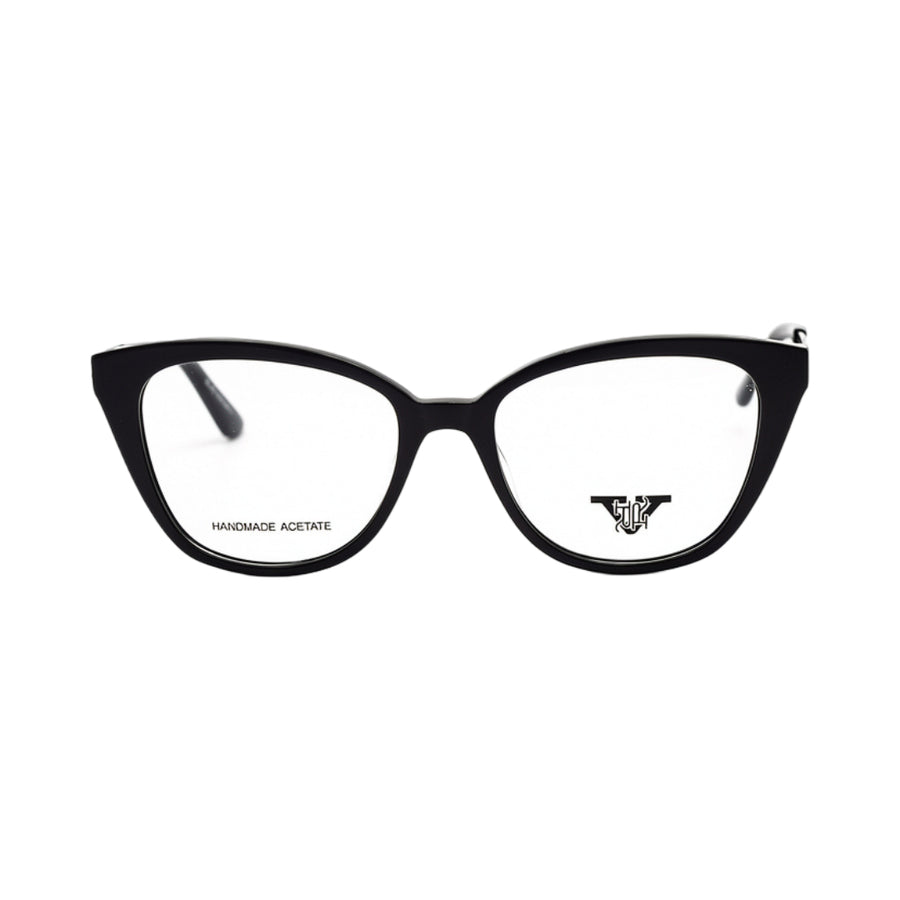VANROSSI Women's Black Cat Eye Eyeglass Frame