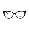 VANROSSI Women's Black Cat Eye Eyeglass Frame