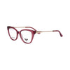 VANROSSI Women's Pink and Silver Cat Eye Eyeglass Frame