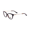 VANROSSI Women's Black and Gold Cat Eye Eyeglass Frame