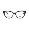 VANROSSI Women's Black and Gold Cat Eye Eyeglass Frame