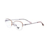 VANROSSI Women's Rose Gold and Silver Cat Eye Eyeglass Frame
