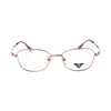 VANROSSI Women's Gold Cat-Eye Eyeglass Frame