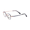 VANROSSI Women's Black and Gold Cat Eye Eyeglass Frame