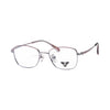 VANROSSI Women's Silver and Rose Gold Cat Eye Eyeglass Frame