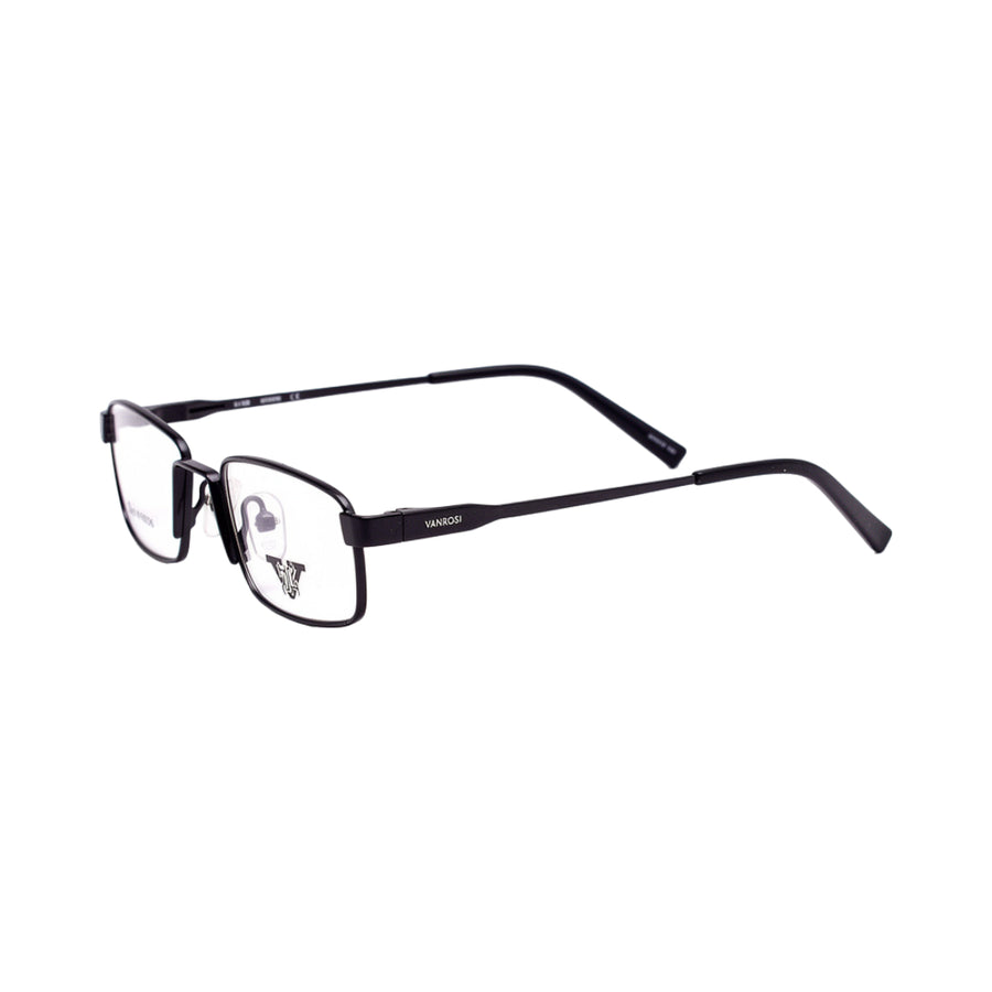 VANROSSI Black Rectangular Eyeglass Frame