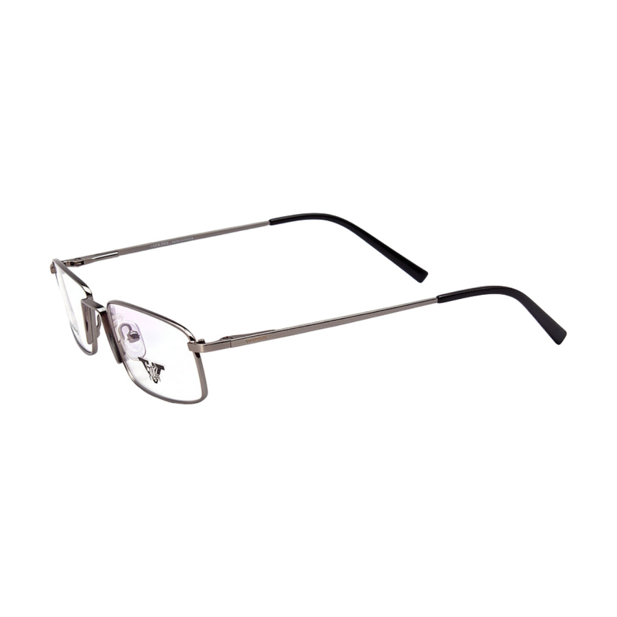 VANROSSI Silver Rectangular Eyeglass Frame