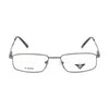 VANROSSI Silver Rectangular Eyeglass Frame