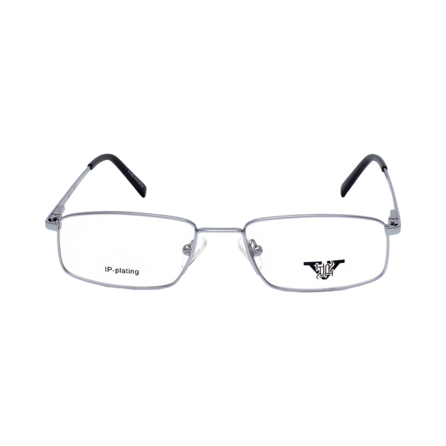 VANROSSI Silver Rectangular Eyeglass Frame