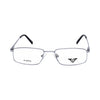 VANROSSI Silver Rectangular Eyeglass Frame