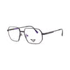 VANROSSI Geometric Metal Eyeglass Frame