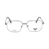VANROSSI Silver Geometric Eyeglass Frame