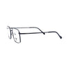 VANROSSI Dark Silver Square Eyeglass Frame