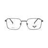 VANROSSI Dark Silver Square Eyeglass Frame