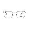 VANROSSI Unisex Silver Square Eyeglass Frame
