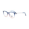 VANROSSI Blue Ombre Eyeglass Frame For Women