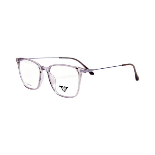 VANROSSI Women's Transparent Purple Eyeglass Frame