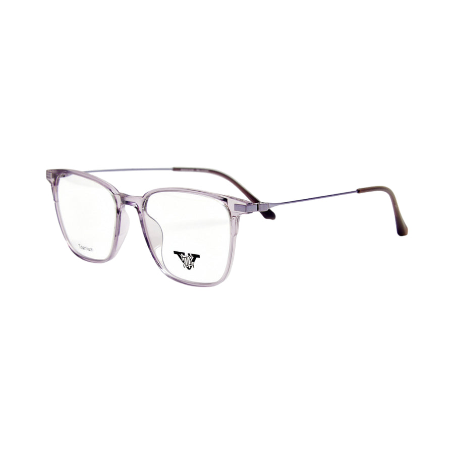 VANROSSI Women's Transparent Purple Eyeglass Frame