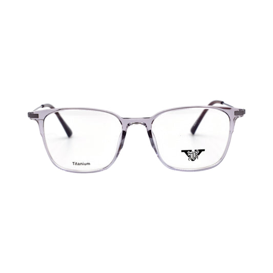 VANROSSI Women's Transparent Purple Eyeglass Frame