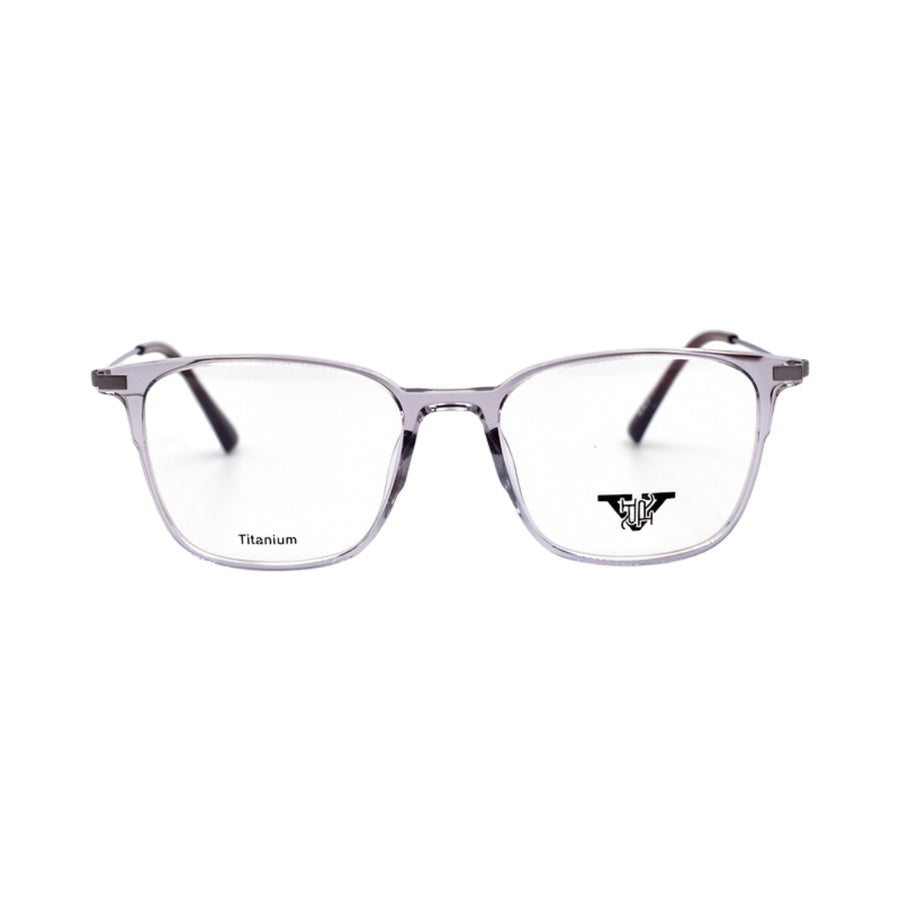 VANROSSI Women's Transparent Purple Eyeglass Frame