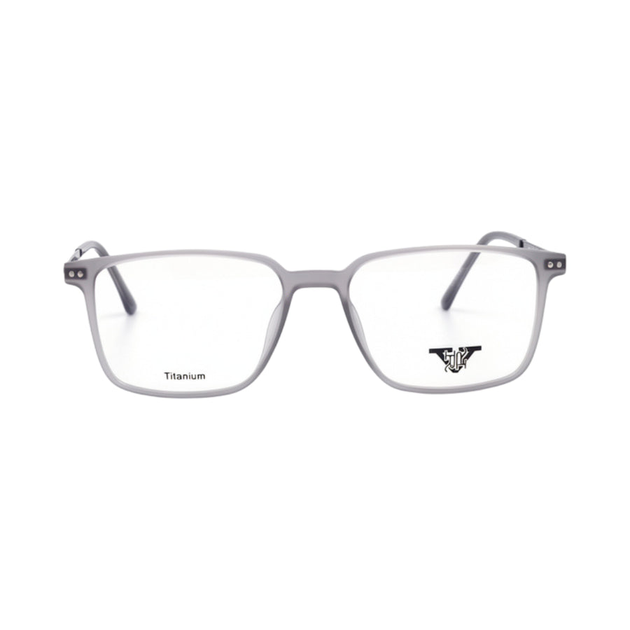 VANROSSI Unisex Grey Rectangular Eyeglass Frame