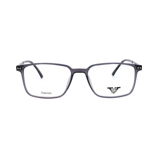 VANROSSI Unisex Dark Grey Rectangular Eyeglass Frame