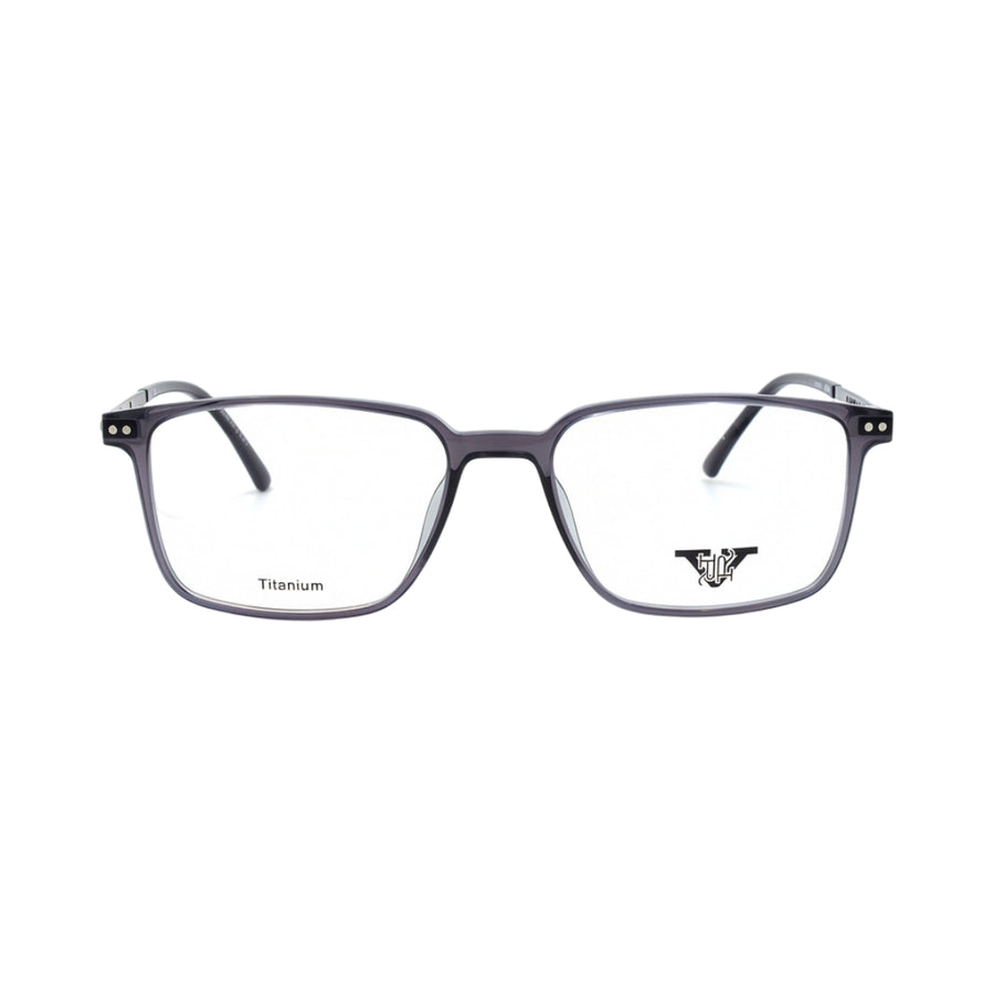 VANROSSI Unisex Dark Grey Rectangular Eyeglass Frame