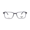 VANROSSI Unisex Dark Grey Rectangular Eyeglass Frame
