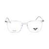 VANROSSI Unisex Crystal Clear Square Eyeglass Frame