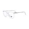 VANROSSI Unisex Crystal Clear Square Eyeglass Frame