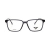 VANROSSI Unisex Dark Grey Rectangular Eyeglass Frame
