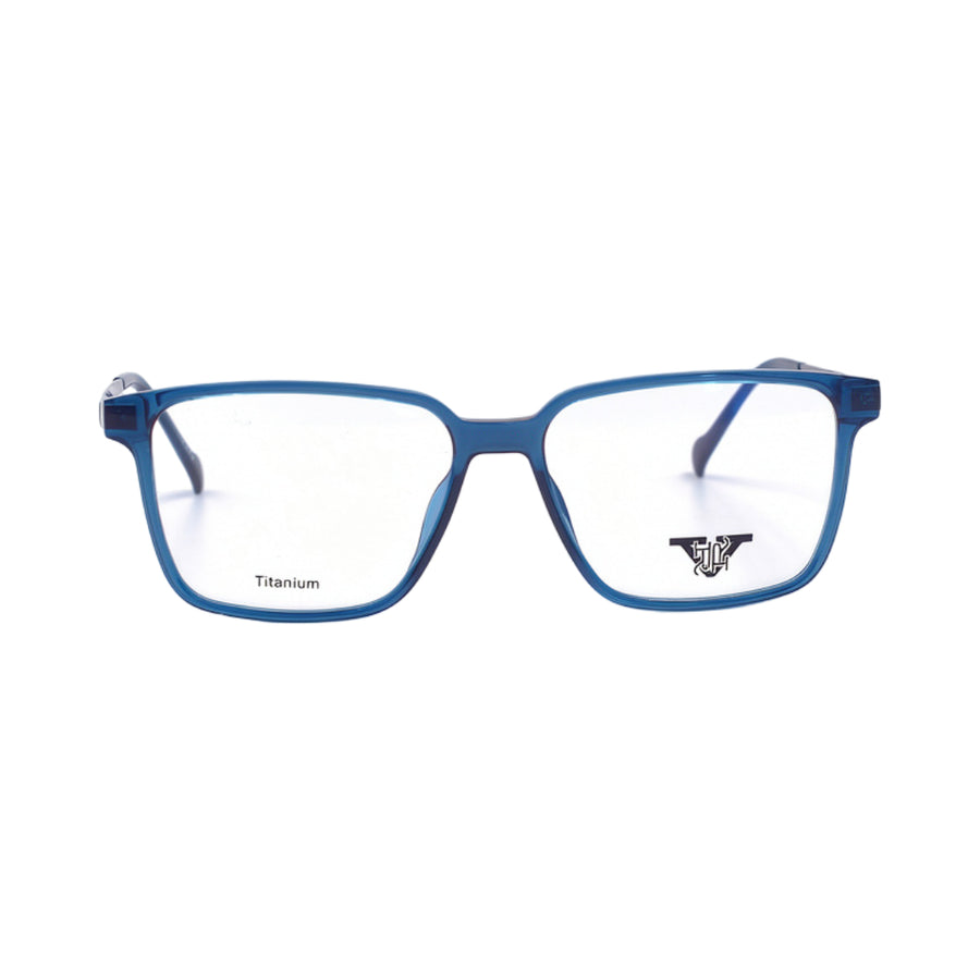 VANROSSI Unisex Blue Rectangular Eyeglass Frame