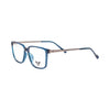 VANROSSI Unisex Blue Rectangular Eyeglass Frame