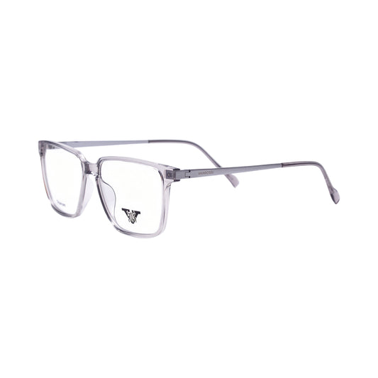 VANROSSI Unisex Light Grey Rectangular Eyeglass Frame