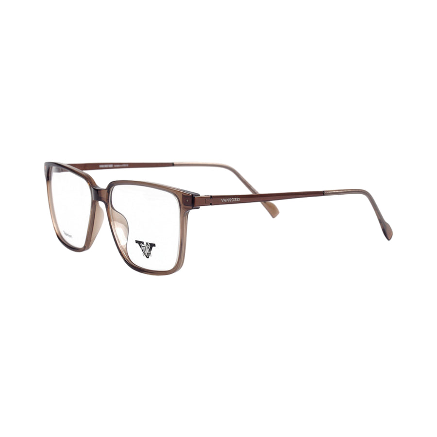 VANROSSI Unisex Grey Rectangular Eyeglass Frame