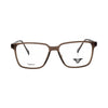 VANROSSI Unisex Grey Rectangular Eyeglass Frame