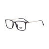 VANROSSI Unisex Black Rectangular Eyeglass Frame